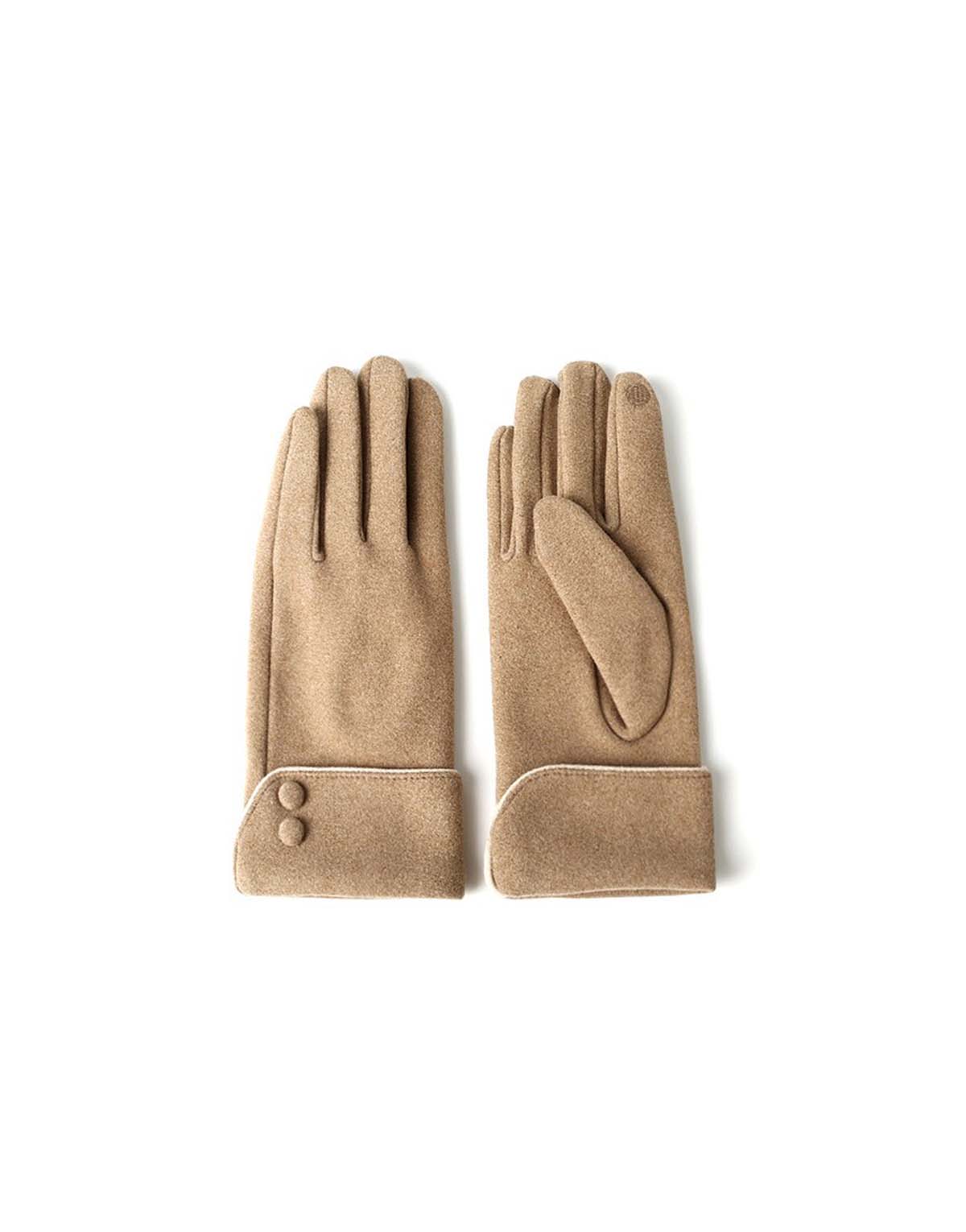 Solid Color Simple Versatile Gloves-g122